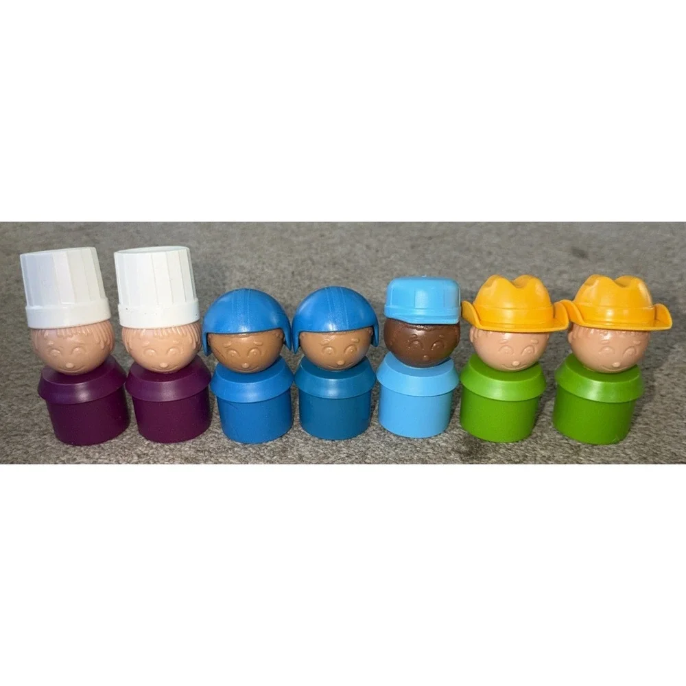 Vintage Tupperware Toys 1980's LI'L TUPPERS People 7 Figures All Brand New